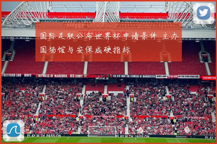 国际足联公布世界杯申请条件 主办国场馆与安保成硬指标